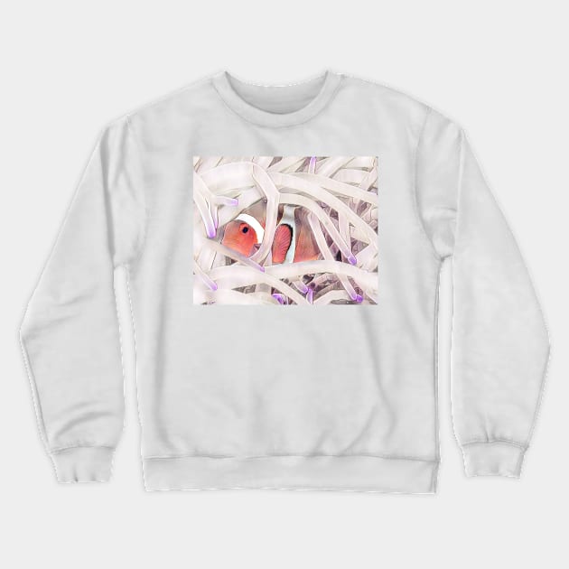 Clown Fish Crewneck Sweatshirt by PhotoArts